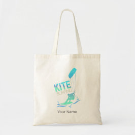 Kiteboarder Kite Surfing, Vintage keuesurfing Tote Bag