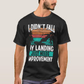 Kiteboarder Landings need Improvement Kitesurfer K T-shirt (Voorkant)