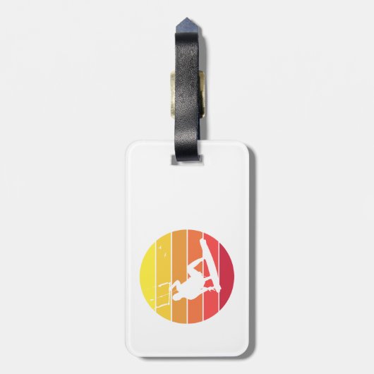 Kiteboarding Bagagelabel (Achterkant verticaal)