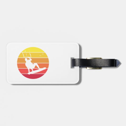 Kiteboarding Bagagelabel (Achterkant horizontaal)