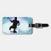 Kiteboarding-Bagagelabel Bagagelabel (Voorkant horizontaal)