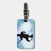 Kiteboarding-Bagagelabel Bagagelabel (Voorkant verticaal)