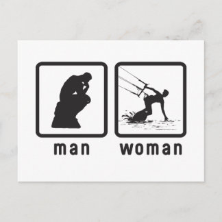 Kiteboarding Briefkaart