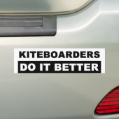 KITEBOARDING BUMPERSTICKERS (Op auto)