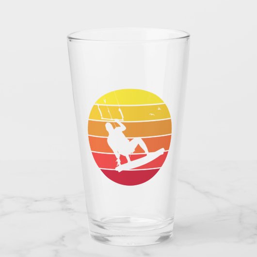 Kiteboarding Glas (Voorkant)