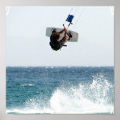 Kiteboarding Jump Poster Print (Voorkant)