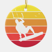 Kiteboarding Keramisch Ornament (Voorkant)