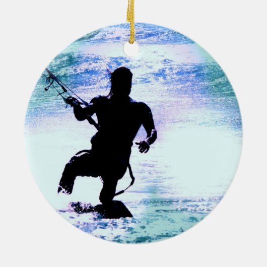 Kiteboarding Ornament (Achterkant)
