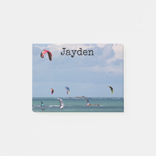 Kiteboarding-racing op maat post-it® notes (Voorkant)
