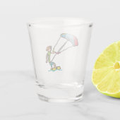 Kiteboarding Shot Glas (Achterkant)