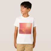 Kiteboarding Sunset Kinder Shirt (Voorkant volledig)