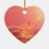 Kiteboarding Sunset Ornament (Voorkant)