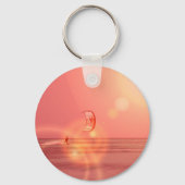 Kiteboarding Sunset Sleutelhanger (Voorkant)