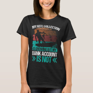 Kiteboarding Vintage Kite Collectie Kitesurfing T-shirt