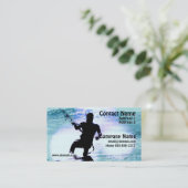 Kiteboarding-Visitekaartje Visitekaartje (Staand voorkant)