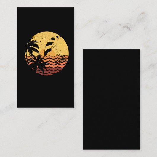 Kiteboarding Wave Surfer Visitekaartje (Voorkant / Achterkant)