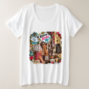 Kitem Kortai Re? — Casa Susegad Pure Konkani Sfeer Grote Maat T-shirt