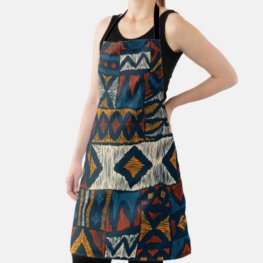 Kitenge chitenge Pattern Africa Schort (Insitu)