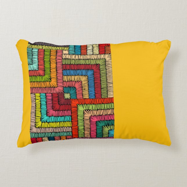Kitenge Pattern Home Decor pillow Accent Kussen (Voorkant)
