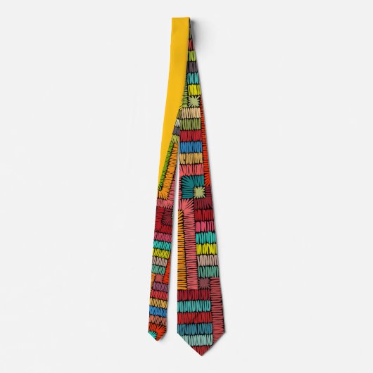 Kitenge Pattern Stropdas (Achterkant)
