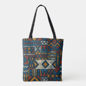 Kitengue Ankara chitenge Pattern Africa Tote Bag (Achterkant)