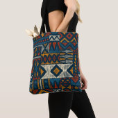 Kitengue Ankara chitenge Pattern Africa Tote Bag (Dichtbij)