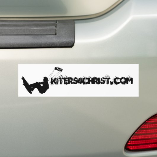 Kiters4Christ.com Bumpersticker (Op auto)