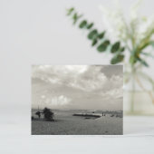 Kites die vliegen op een Bali-strand Briefkaart (Staand voorkant)