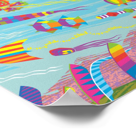 Kites en banners poster (Hoek)