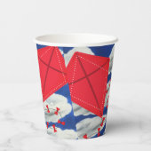 Kites en Klouds Papieren Bekers (Achterkant)