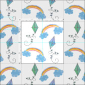 Kites en Rainbows Stof (Delen)