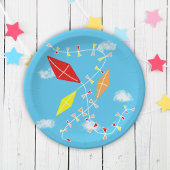 Kites in het Sky Baby shower Party Paper Bord