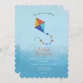 Kites in the Sky Uitnodiging: Kleurrijk Kaart (Voorkant / Achterkant)