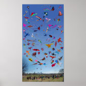 Kites Kites Kites in Sky Poster (Voorkant)