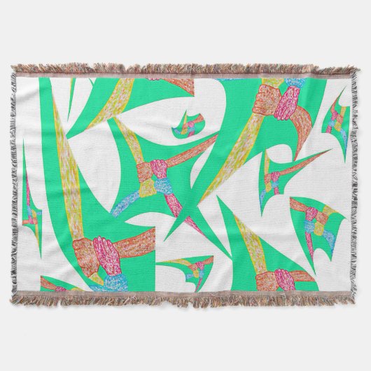 Kites of Connection Throw Blanket Deken (Voorkant)