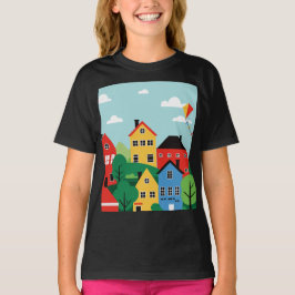 Kites over the city t-shirt