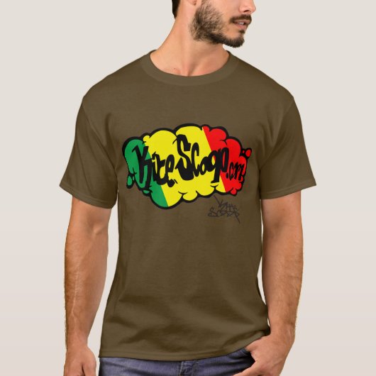 Kitescoop Rasta Cloud T-shirt (Voorkant)