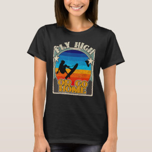 Kitesurf Kiteboarder Vintage Kite Kitesurfing Kite T-shirt