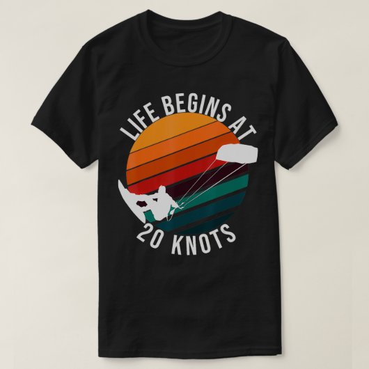 Kitesurf Kitesurfing Kiteboard Kite Surfing Kitebo T-shirt (Design voorkant)