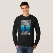Kitesurf Kitesurfing Kiteboard Kite Surfing Kitebo T-shirt (Voorkant volledig)