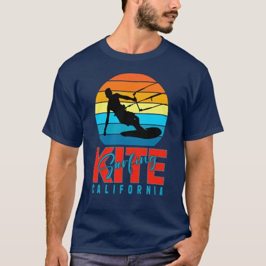 Kitesurfen California T-Shirt (Voorkant)