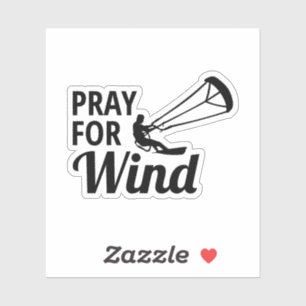 Kitesurfen Kiteboarden Kite paardrijden Windsporte Sticker