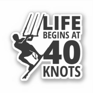 Kitesurfen Kiteboarden Kite paardrijden Windsporte Sticker