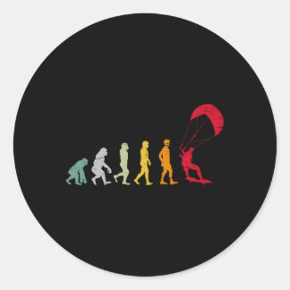 Kitesurfen Kiteboarding Board Kitesurfer Kiteboard Ronde Sticker