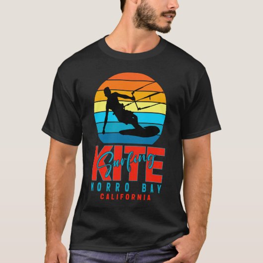 Kitesurfen Morro Bay T-Shirt (Voorkant)