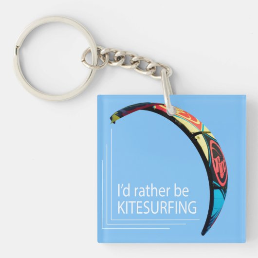 Kitesurfen Sleutelhanger (Voorkant)