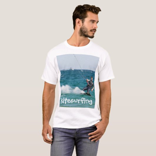 Kitesurfen T-shirt (Voorkant volledig)