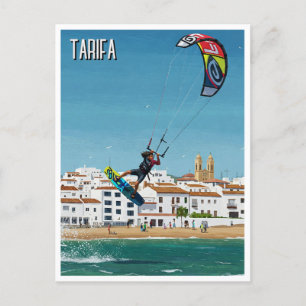 Kitesurfen Tarifa Spanje Reizen Briefkaart