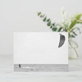 Kitesurfen - uitnodiging (Staand voorkant)