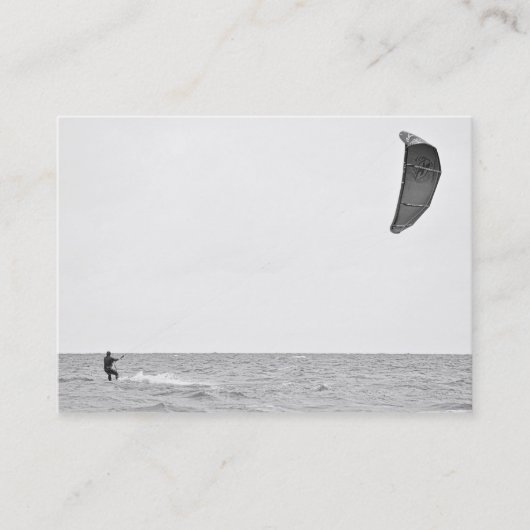 Kitesurfen - Visitekaartje (Voorkant)